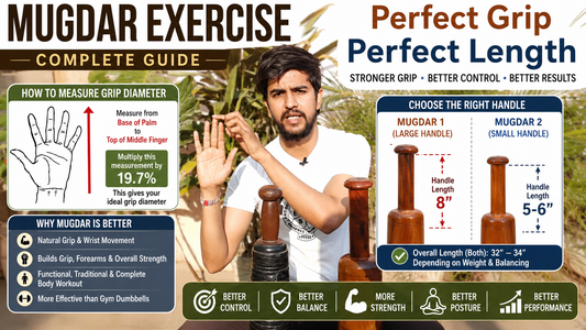 Mugdar Exercise: Best Length, Grip & Handle Size — Why Handle Design Matters