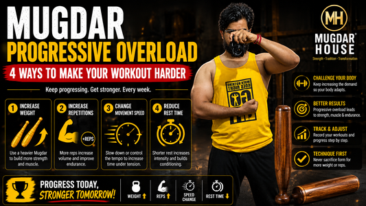 Mugdar Progressive Overload: 4 Ways to Make Your Workout Harder